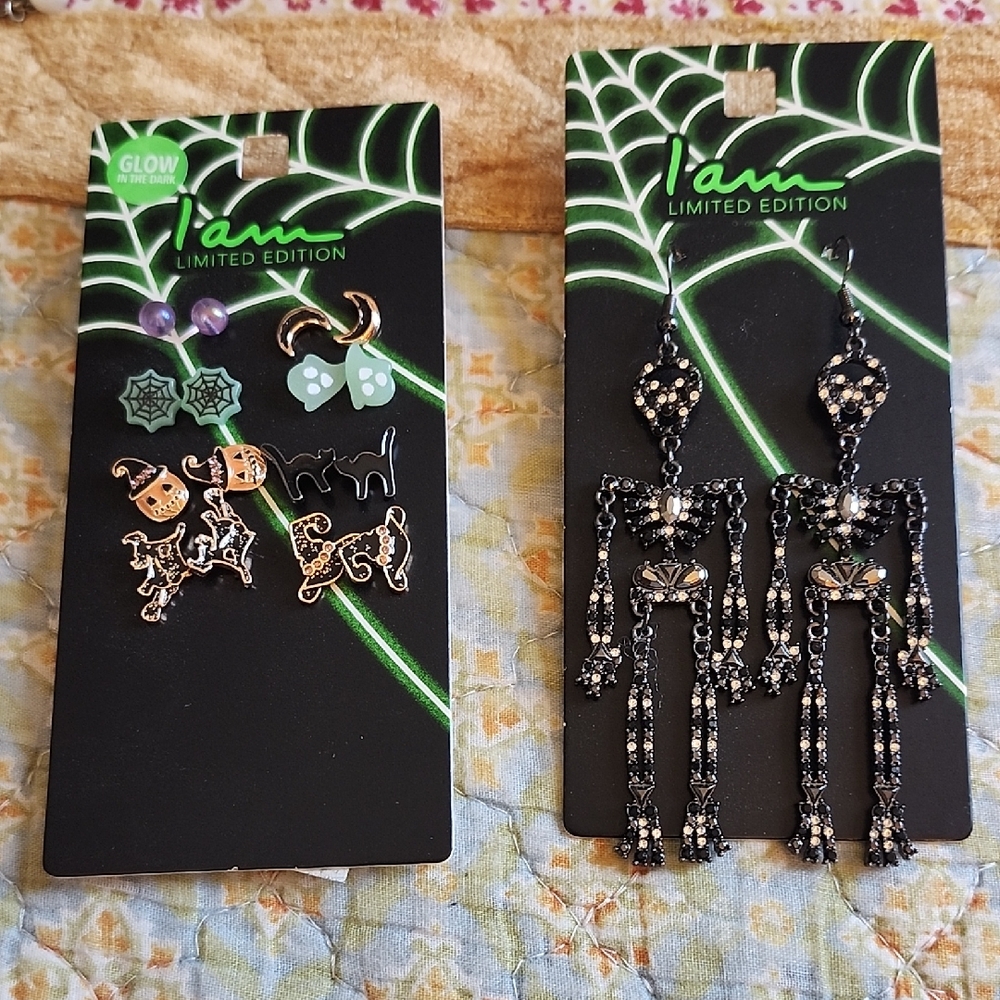 I Am Limited Edition Skeleton Earrings